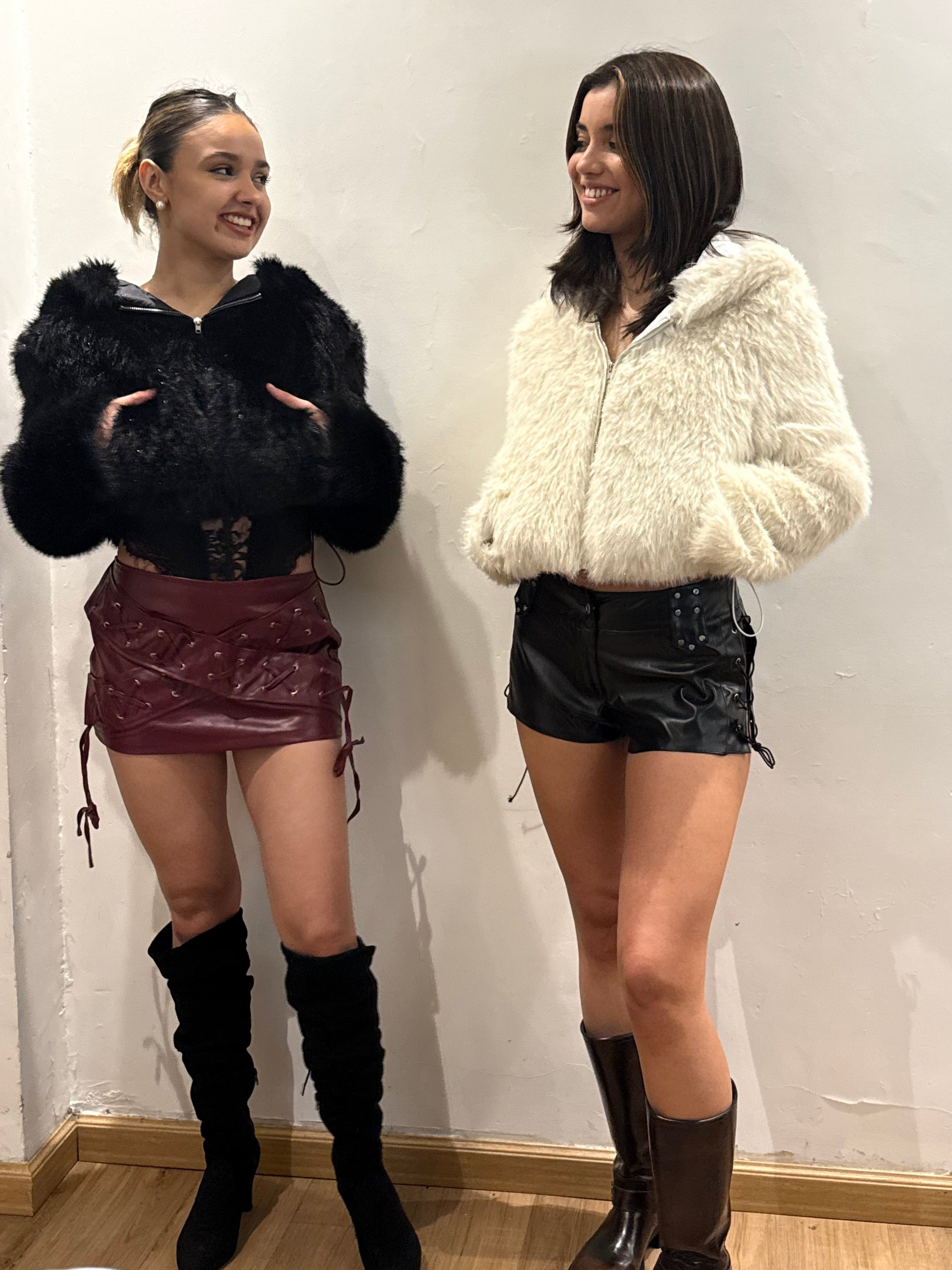 campera peludita 🖤🤍