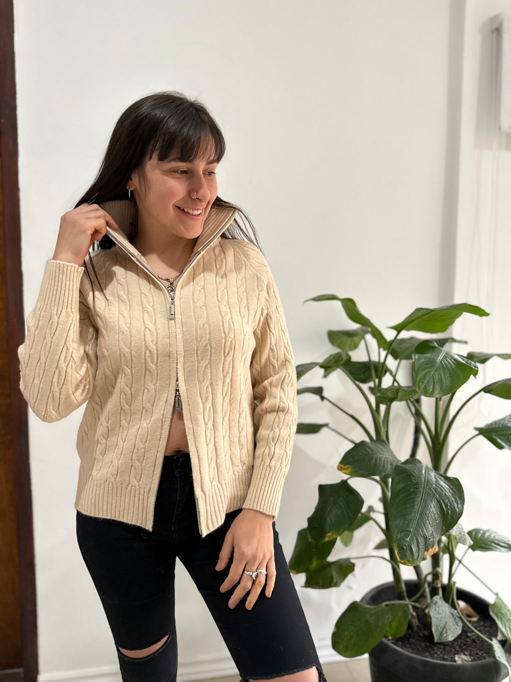 sweater doble cierre 😍