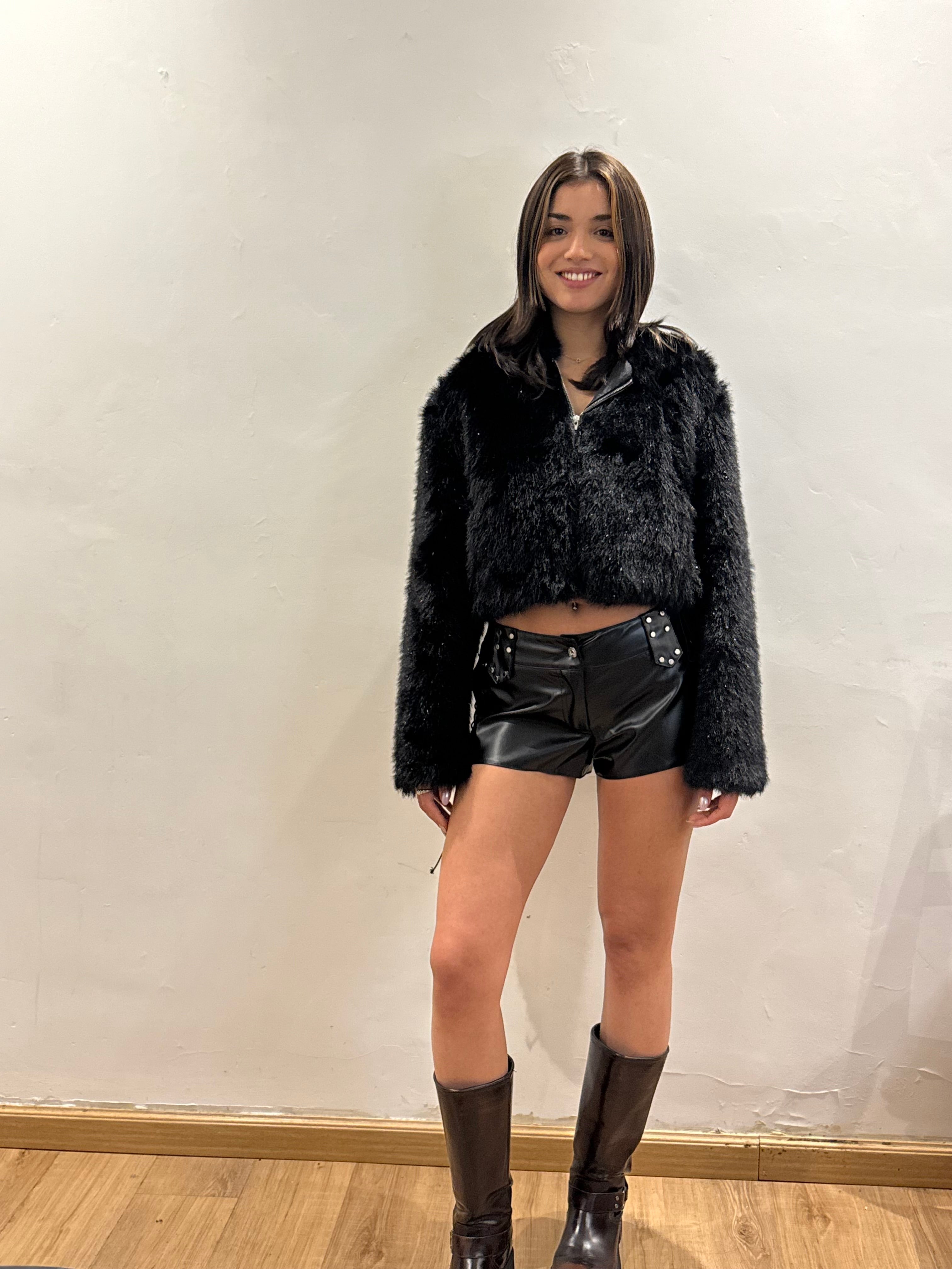 campera peludita 🖤🤍