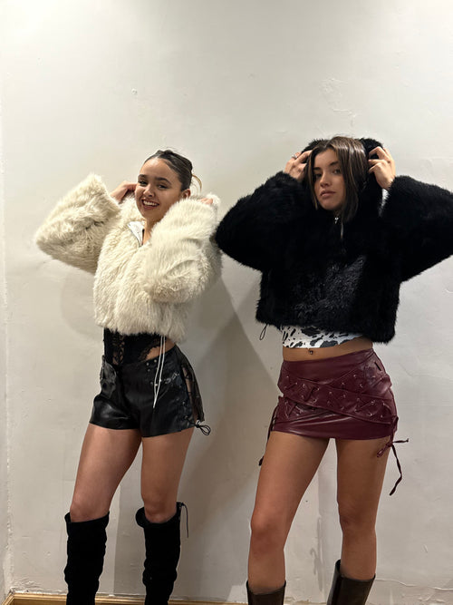 campera peludita 🖤🤍